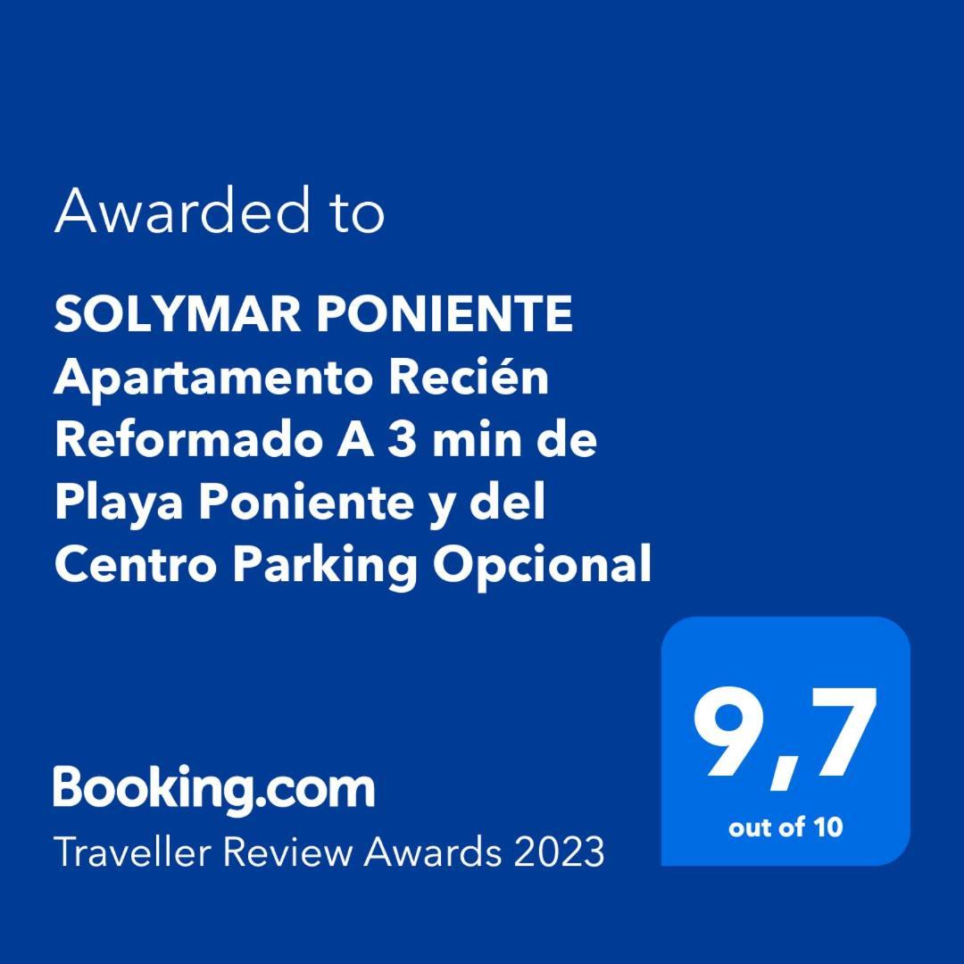 Solymar Poniente Apartamento Recien Reformado A 3 Min De Playa Poniente Y Del Centro Parking Opcional بينايدورم المظهر الخارجي الصورة