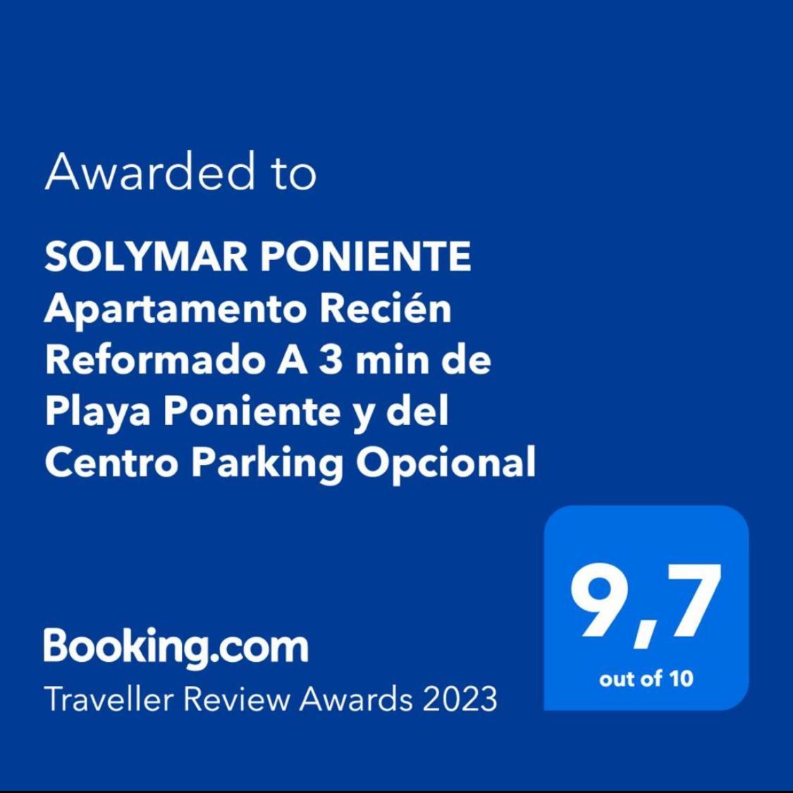 Solymar Poniente Apartamento Recien Reformado A 3 Min De Playa Poniente Y Del Centro Parking Opcional بينايدورم المظهر الخارجي الصورة